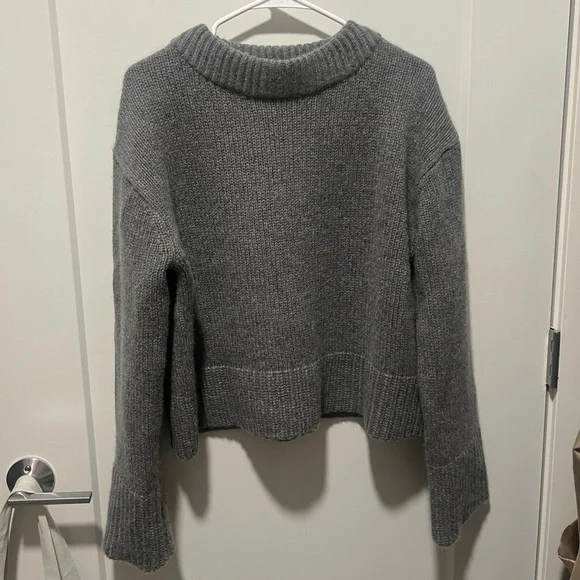 NEW Polo Ralph Lauren Cashmere Knit Sweater in Grey Size S